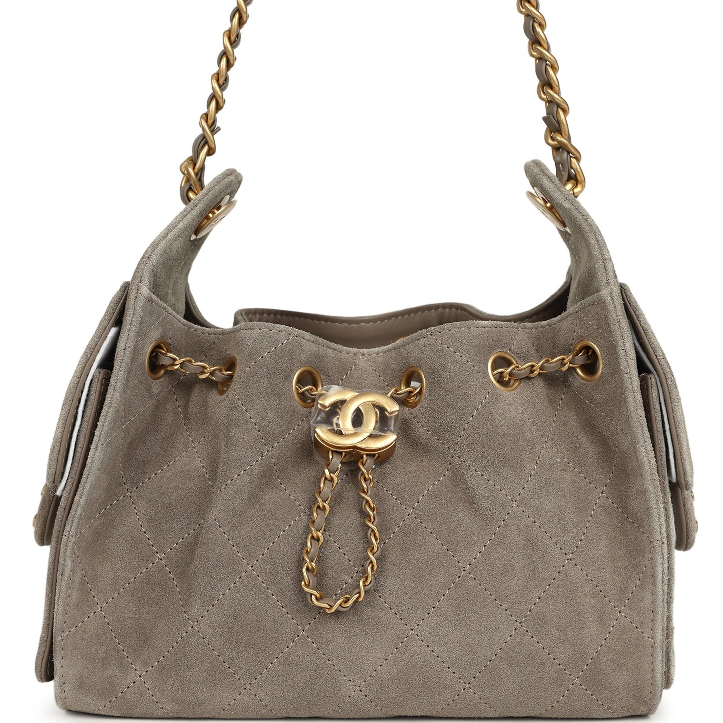 CHANEL 25 Mini Handbag Dark Gray