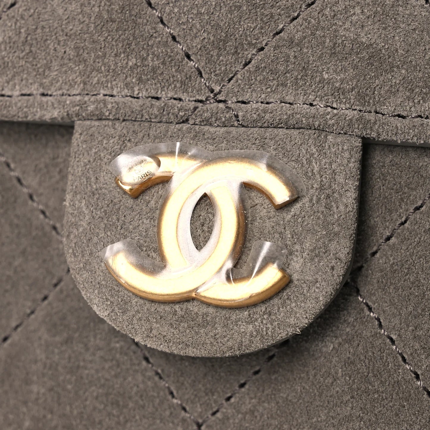 CHANEL 25 Mini Handbag Dark Gray