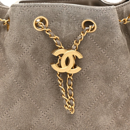 CHANEL 25 Mini Handbag Dark Gray