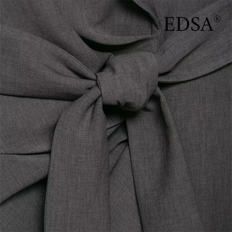 Belted Double-Breasted Blazer