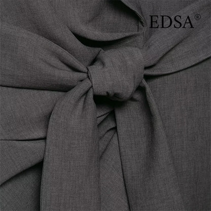 Belted Double-Breasted Blazer