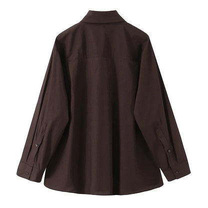 Vintage Scarf-Collar Blouse
