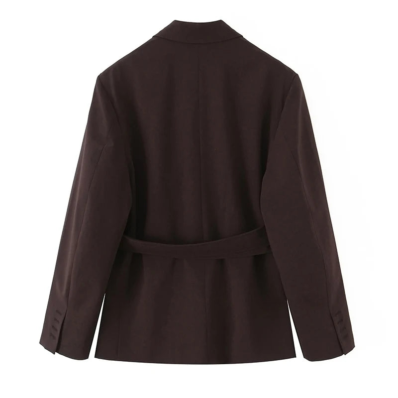 Blaze Double Belt Tailored Blazer