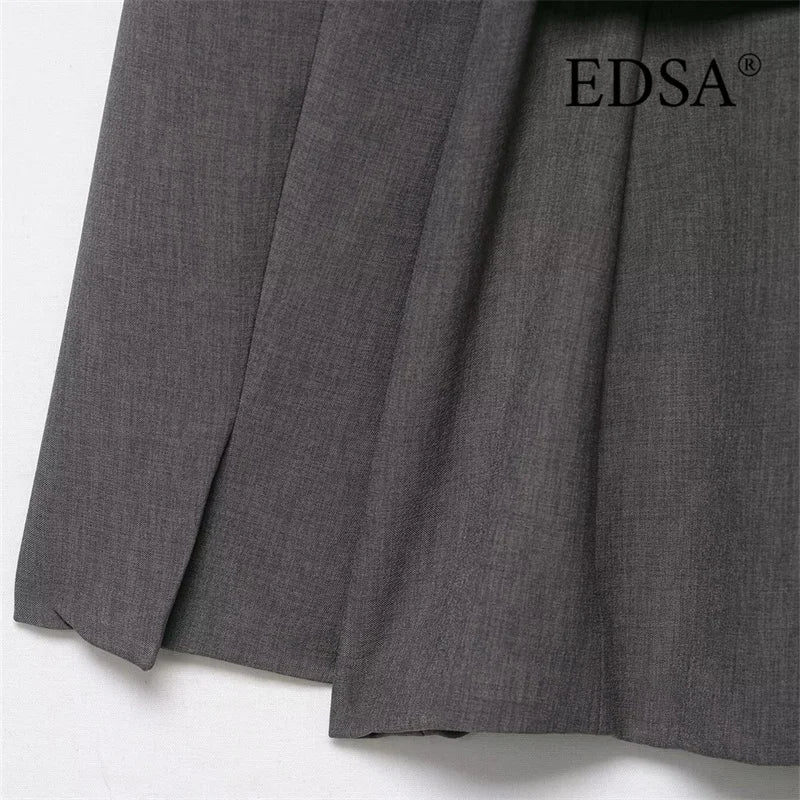 Belted Double-Breasted Blazer