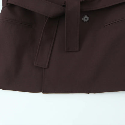 Blaze Double Belt Tailored Blazer