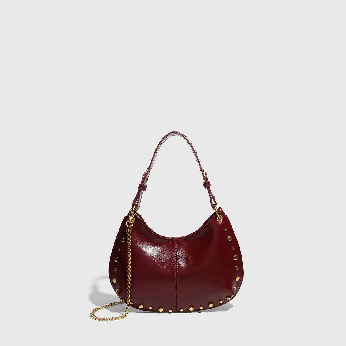 Signature Riveted Chain Bag