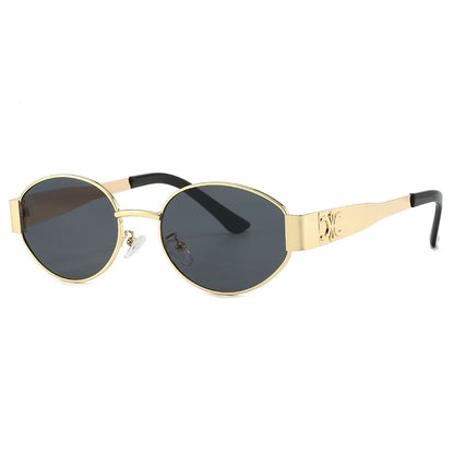 Metal Frame Signature Sunglasses