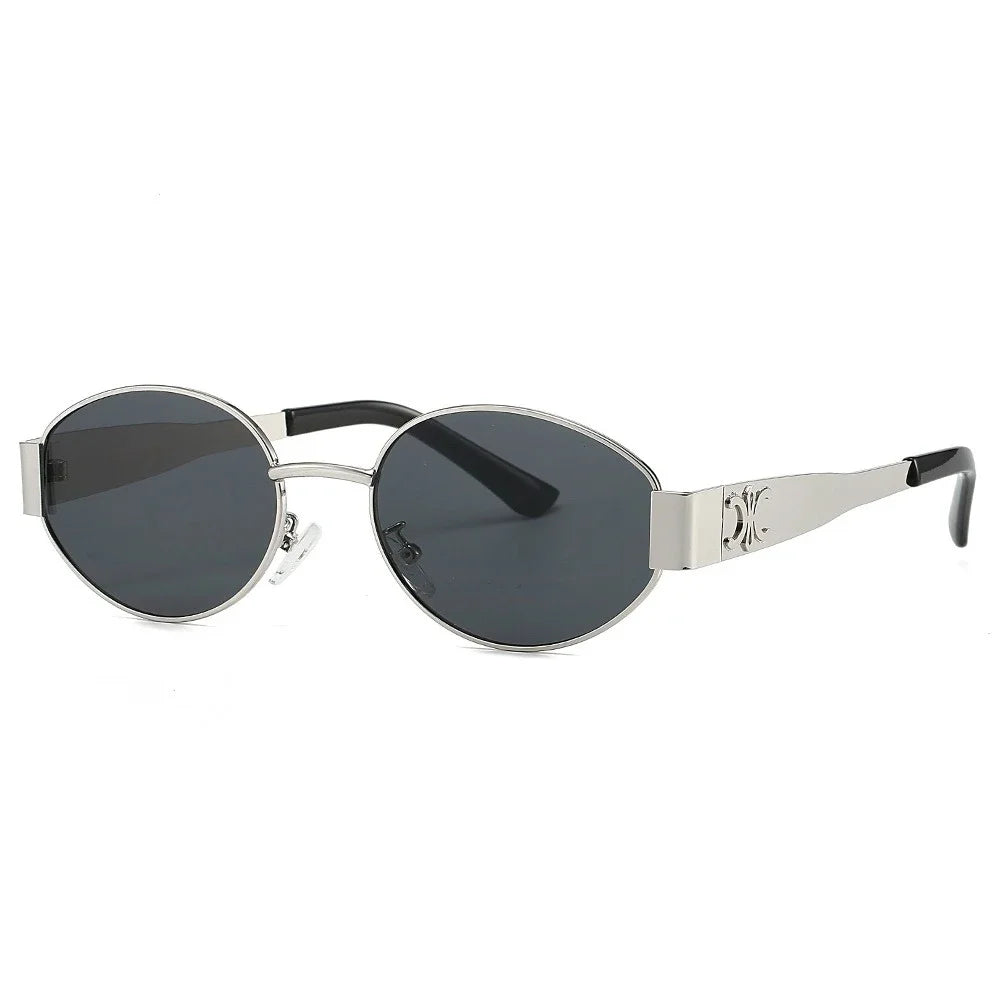 Metal Frame Signature Sunglasses