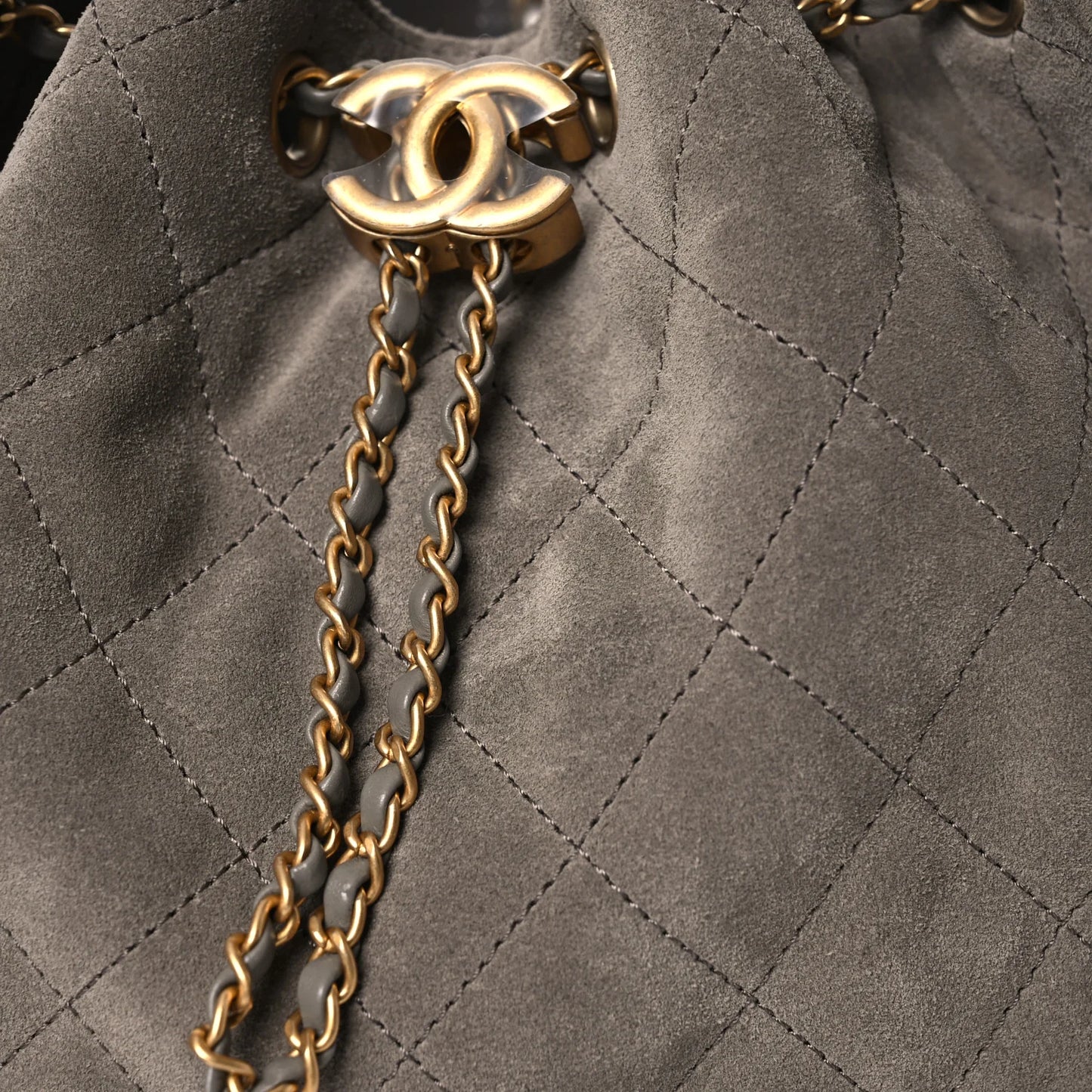 CHANEL 25 Mini Handbag Dark Gray