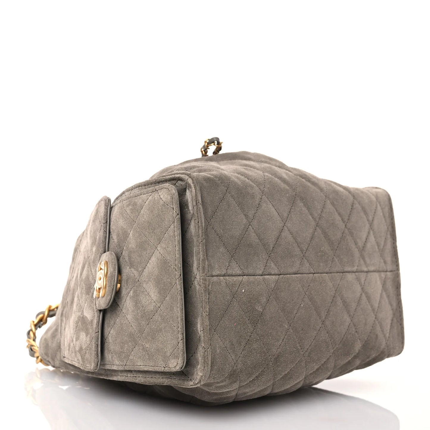 CHANEL 25 Mini Handbag Dark Gray